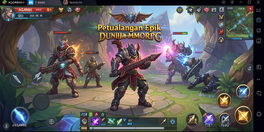 Tampilan gameplay AGAM66 yang mendebarkan di dunia fantasi.