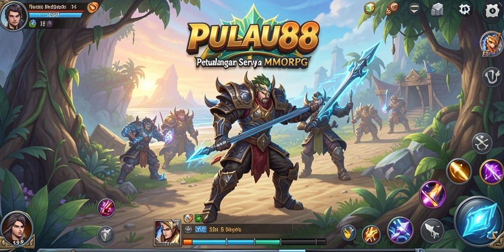 Gameplay seru dalam dunia PULAU88 yang imersif.