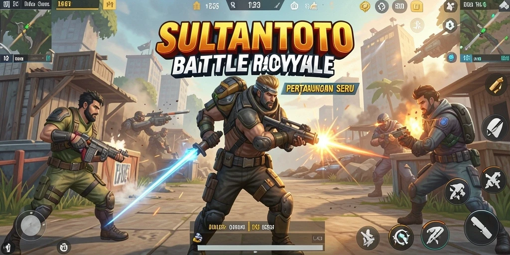 Gameplay Battle Royale mendebarkan di SULTANTOTO.