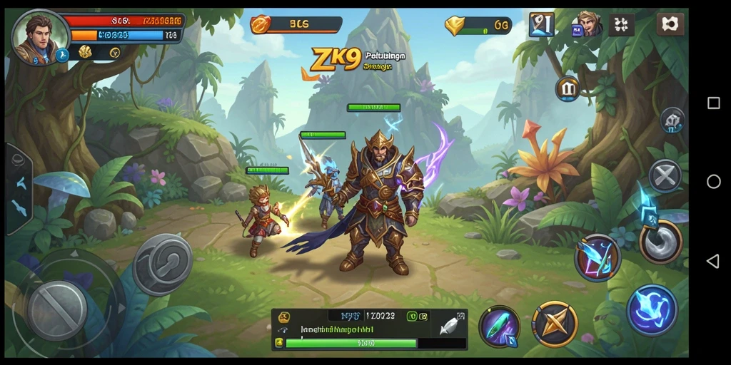 Tampilan gameplay ZK9 yang penuh aksi dan strategi.