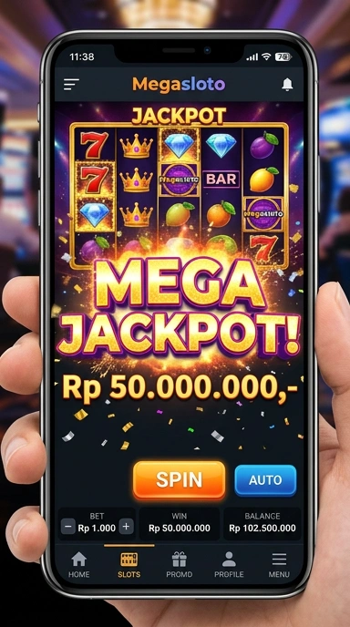Gambar fitur menarik yang ditawarkan oleh megasloto.